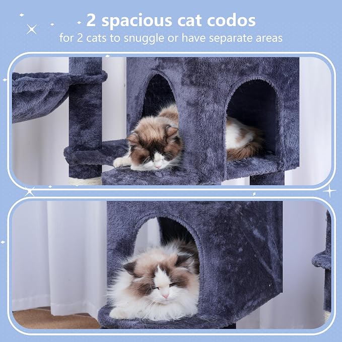 Hey-brother Cat Tree Tower, Sturdy Scratching Posts - Image 6