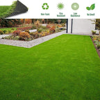 Artificial Grass Rug Outdoor Indoor 13FTX80FT Fake Grass Carpet Green Synthetic - Image 7