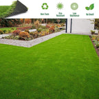 Artificial Grass Rug Outdoor Indoor 11FTX17FT Fake Grass Carpet Green Synthetic - Image 7