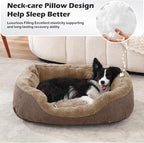 INVENHO Large Dog Beds Large Sized, Washable Orthopedic Warming Soft Sleeping - Image 3