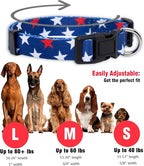 Native Pup American Flag Dog Collar- Red White and Blue- Patriotic Collars - Image 3