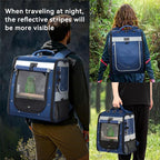 Petsfit Bird Carrier with Anti-Pecking Band, Bird Backpack Carrier with 2 Level - Image 8