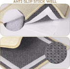 White Cat Scratching Mat Sisal, 2 Packs Sisal Fabric Large Cat Scratching Pad - Image 3