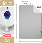 IMPROVIA® Washable Underpads 34" x 52" Pack of 2 Heavy Absorbency Reusable - Image 3