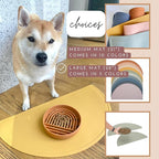 Should We Go - Waterproof Silicone Pet Food Mat - Non-Slip, Spill-Proof Feeding - Image 5