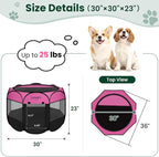 Love's cabin Pet Puppy Dog Playpen, Medium Dog Tent Crates Cage Indoor/Outdoor - Image 3