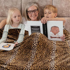 Bnuitland Leopard Print Fleece Flannel Twin Size Blanket, Super Soft 300 GSM - Image 3
