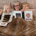 Bnuitland Leopard Print Flannel Twin Size Blanket - Image 4