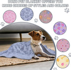 Dono 1 Pack 3 Dog Blankets, Soft Fluffy Fleece Pet Blanket Warm Sleep Mat Paw - Image 5