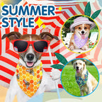 Eccliy 30 Pack Summer Flower Dog Bandanas Bulk Soft Triangle Dog Scarfs - Image 3