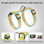 Cat Harness and Leash Set, Adjustable Kitten Harness Escape Proof Cats Harness - Image 4