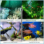 Gisafai 2 Pcs Plastic Aquarium Tongs 27 Inches Long Multi Purpose Trimming - Image 6