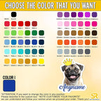 Custom Pet Name Sticker Personalized Text Face Photo Crown King Queen Animal - Image 2