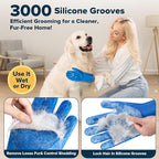 6PCS Pet Grooming Kit for Dogs, Cats and Horses | Dog Washing Gloves | Dog Bath - Image 3