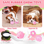 Zeaxuie Pink Puppy Toys for Teething - Image 6