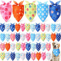 Weewooday 50 Pcs Paw Print Dog Bandanas Bulk by Weewooday