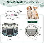 Love's cabin Pet Puppy Dog Playpen, Large Dog Tent Crates Cage Indoor/Outdoor - Image 3