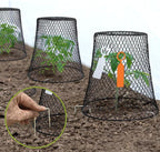10 Pcs 9"×9" Chicken Wire Plant Protectors from Animals, Plant Cage Garden - Image 7