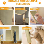Jute 78.7"x15.8" Trimmable Cat Scratching Mat - Image 6