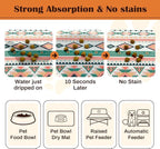 Pet Feeding Mat for Floors Waterproof Dog Mat for Food and Water Absorbent - Image 2