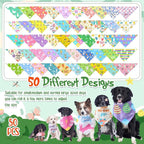 Chunful 50 Pcs Easter Dog Bandanas Bulk - Image 4