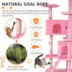 Cat Tree for Indoor Cats, Space Saving Cat Activity Center, Durable Pet Play - Image 4