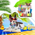 Chunful 100 Pieces Dog Bandanas Bulk Summer Pet Bandanas Pack Triangle Scarf - Image 2