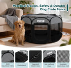 Dog Playpen, Portable Puppy Pet Crate Indoors - Image 6