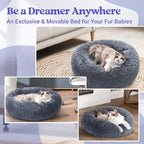 rabbitgoo Cat Beds for Indoor Cats, 20 inches Cat Bed Machine Washable - Image 8