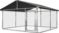 Outdoor Dog Enclosure Heavy Duty Dog Kennel House Mesh Dog Big Cage Pet Kennel by ATTAV
