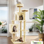 58.5inch Large Cat Tree Tower Condo - Image 6