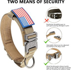 DAGANXI Tactical Dog Collar, Adjustable Military Training Nylon Dog Collar - Image 5