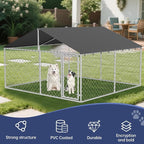 Outdoor Dog Enclosure Heavy Duty Dog Kennel House Mesh Dog Big Cage Pet Kennel - Image 2