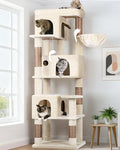 Globlazer Corner Cat Tree 66 inch Multi-Level Climbing Tower Kitty Condos Cat by Globlazer