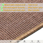 Cat Scratching Mat, 23.6 x 15.7inch Sisal Cat Scratchers - Image 3