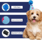 6pcs/Pack Mini Dog Party Hats for Small XS Cat Puppy Doggie Kitten Rabbit - Image 3