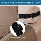 H.VERSAILTEX Reversible Chair Cover Furniture Protector Anti-Slip Couch Cover - Image 4