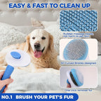 PAWCHIE Bath Grooming Kit for Pets, Washing Gloves, Bath Brush and Adjustable - Image 2