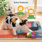 3-in-1 Sisal Cat Scratcher Mat 23.6x15.7 – Durable Scratch Rug Use - Image 7