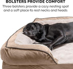 Furhaven Memory Foam Dog Bed for Medium/Small Dogs w/ Removable Bolsters & - Image 10