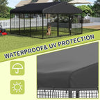 Outdoor Dog Kennel Steel for Medium/Small Dogs Anti-Rust Coating Cage - Image 7