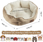 Asvin Medium Dog Bed for Medium Dogs, Cat Beds for Indoor Cats, Pet Bed for - Image 3