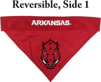 Pets First Collegiate Pet Accessories, Reversible Bandana, Arkansas Razorbacks - Image 3