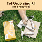 Professional Deshedding Dog Brush Grooming Kits, - Image 3