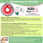 Inflatable Dog Cone with Anti-Licking Clear Shield, Protective Dog Donut Collar - Image 3