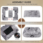 Extra Large Cat Tunnel Bed, 4 Ways Tunnels - Image 7