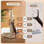 36'' Tall Cat Scratching Post, Large Sisal Scratch Post - Image 4