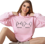 Custom Dog Mom Shirt for Women Pet Ears Sweatshirt - Image 8