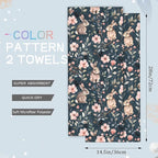 Cute Bunny Hand Towels - Image 2