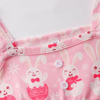 Toddler Baby Girls Summer Clothes Outfits Ruffled Sleeve Dinosaur Shirt Leopard - Image 5